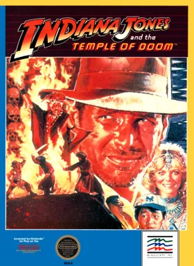 Indiana Jones and the Temple of Doom (USA) (Rev 1) box cover front